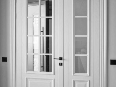 White Glass Silk door White Glass Silk door